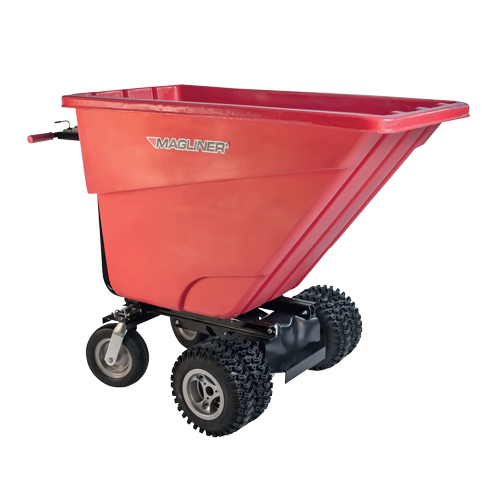Chariot &agrave; bascule motoris&eacute;, Capacit&eacute; 13.5 cu.ft., 45" h x 33-1/2" la x 68" p Equipment World