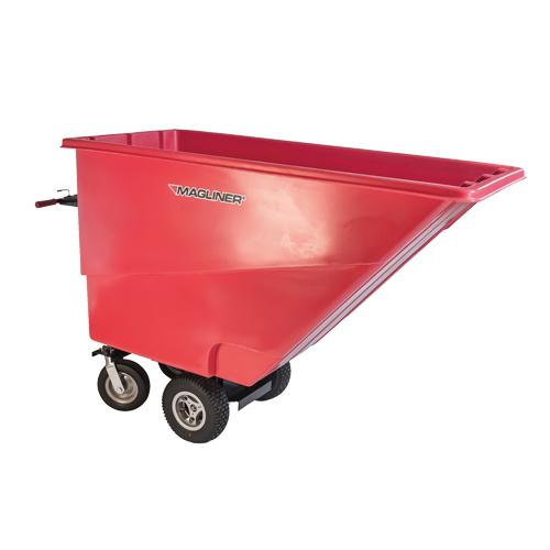Chariot &agrave; bascule motoris&eacute;, Capacit&eacute; 27 cu. ft., 51" h x 81" la x 33" p Equipment World