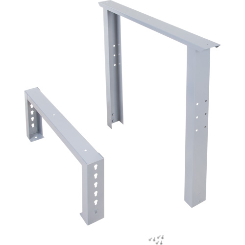 Industrial Duty Leg for Workbench, Steel, 30" D x 34" H, Single Equipment World