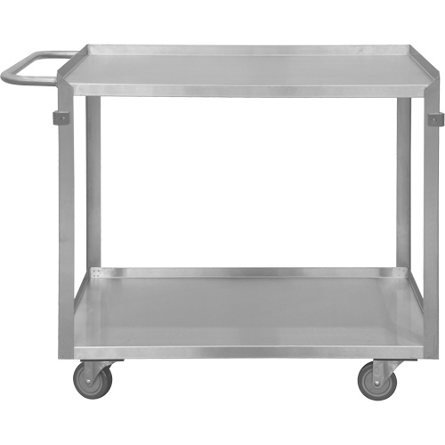 Chariot avec tablettes de calibre industriel, 2 Tiers, 22-1/2" la x 34" h x 42-7/16" p, Capacit&eacute; 600 lb Equipment World