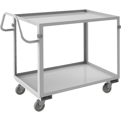 Chariot avec tablettes de calibre industriel, 2 Tiers, 22-1/2" la x 36-1/2" h x 42-7/16" p, Capacit&eacute; 600 lb Equipment World