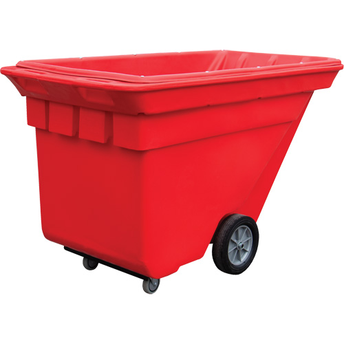 Techtruck Tilt Truck, Polyethylene, 5/8 cu. yd., 1000 lbs. Load Capacity Equipment World
