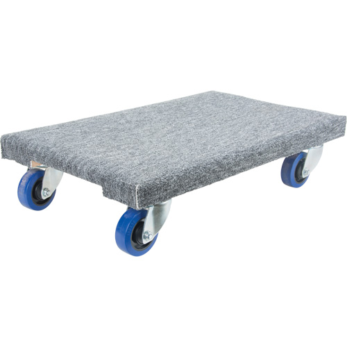 Medium-Duty Solid Wood Dollies, Polyolefin Wheels, 900 lbs. Capacity, 18" W x 30" D x 7" H Equipment World