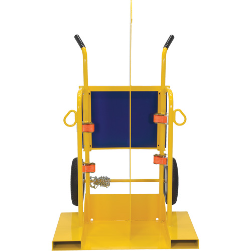 Chariot pour chalumeau et bouteille &agrave; gaz, Roues Rempli de mousse, Base de 24" la x 19-1/2" lo, 500 lb Equipment World
