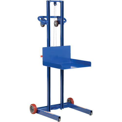 Low Profile Lite Load Lift, Hand Winch Operated, 400 lbs. Capacity, 55" Max Lift Equipment World