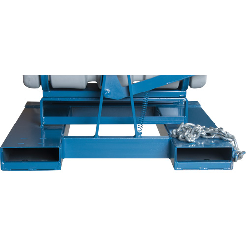 Self-Dumping Hopper, Polyethylene, 5/8 cu.yd., Grey Equipment World