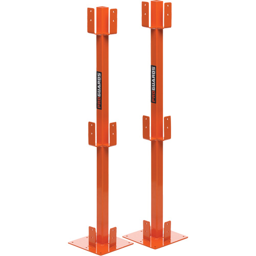 ProGuards Temporary Guard Rail Posts, 8" W x 39" H, Orange Equipment World