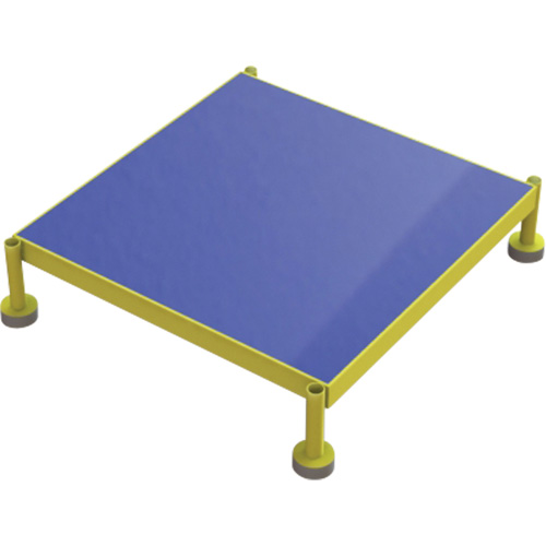 Adjustable Height One-Step Work Platform, 24" W x 24" D, 800 lbs. Capacity, All-Welded Equipment World