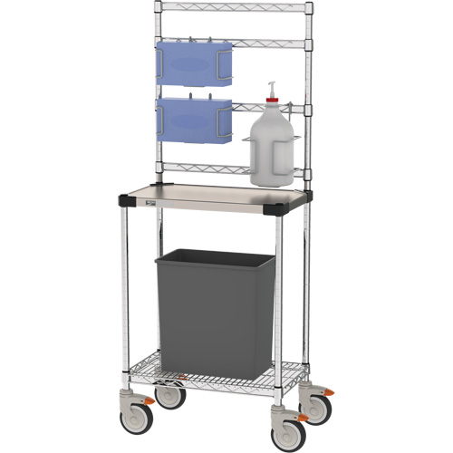 Sanitizer Station, Stainless Steel, 24" x 60" x 14", 900 lbs. Capacity Equipment World