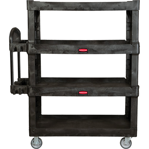 Chariot utilitaire robuste et ergonomique, 4 tiers, 24-1/4" x 62-2/5" x 54-1/10", Capacit&eacute; 700 lb Equipment World