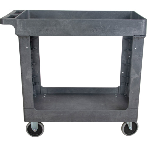 Utility Service Cart, 2 Tiers, 16-1/2" x 32-1/2" x 34-1/2", 550 lbs. Capacity Equipment World