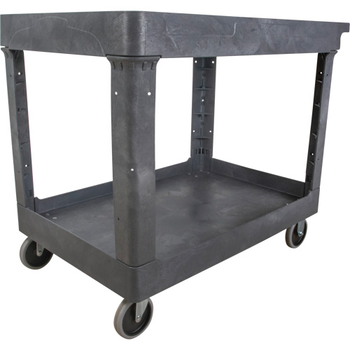 Utility Service Cart, 2 Tiers, 24-5/8" x 32-1/2" x 40", 550 lbs. Capacity Equipment World