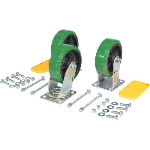 H Series Self-Dumping Hopper Caster Kit Equipment World