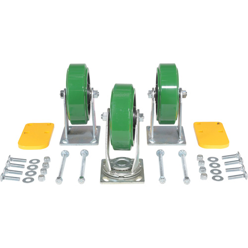 H Series Self-Dumping Hopper Caster Kit Equipment World