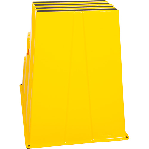 Industrial Step Stool, 3 Steps, 34-13/16" x 22-7/16" x 28-1/2" High Equipment World