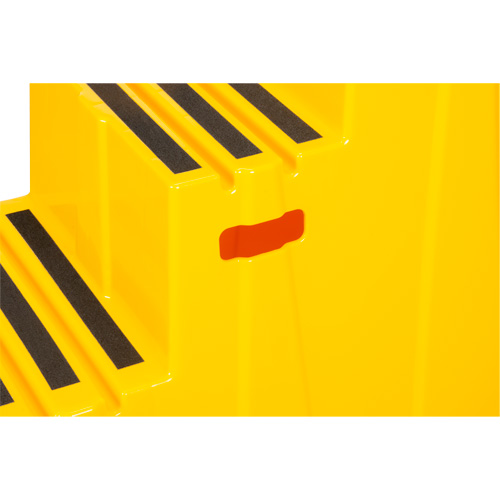 Industrial Step Stool, 3 Steps, 34-13/16" x 22-7/16" x 28-1/2" High Equipment World