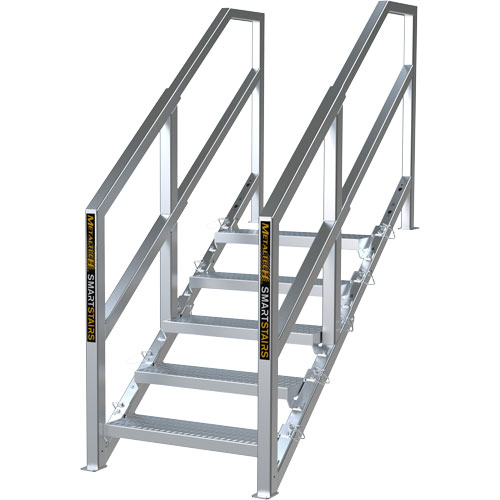 3-5 Step Telescopic Aluminum Smart Stairs Equipment World