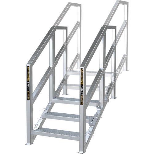 3-5 Step Telescopic Aluminum Smart Stairs Equipment World