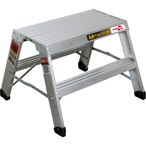 Portable Work-Stand Saw Horse, Aluminum Frame, 12-1/4" D x 24" H Equipment World