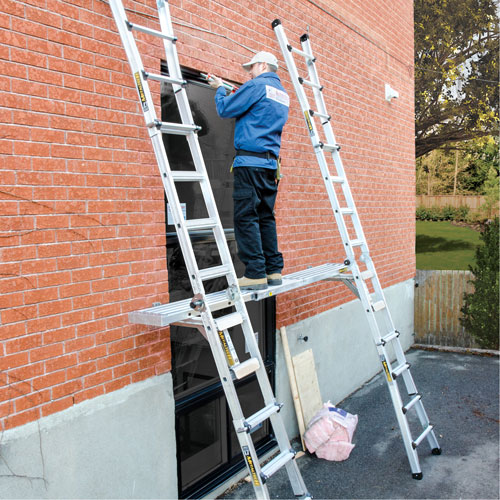 Telescoping Work Plank, 156" W x 12" D, 250 lbs. Capacity, Knocked Down Equipment World