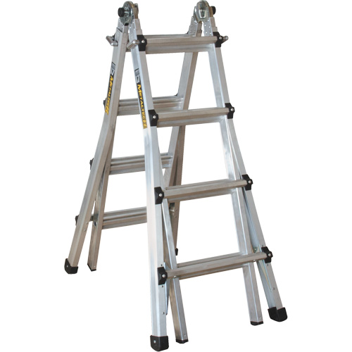 Telescoping Multi-Position Ladder, Aluminum, 300 lbs., CSA Grade 1A Equipment World