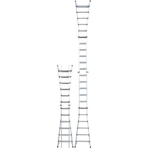 Telescoping Multi-Position Ladder, Aluminum, 300 lbs. Equipment World