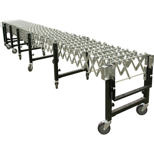 Expandable Conveyor, 18" W x 12' L, 200 lbs. per lin. ft. Capacity Equipment World