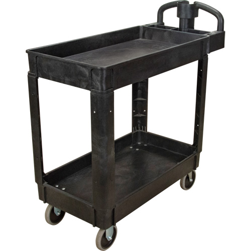 Chariot utilitaire, 2 tiers, 17-1/8" x 33-1/2" x 37-5/8", Capacit&eacute; 550 lb Equipment World