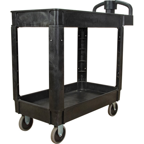 Chariot utilitaire, 2 tiers, 17-1/8" x 33-1/2" x 37-5/8", Capacit&eacute; 550 lb Equipment World