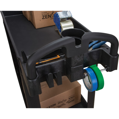 Chariot utilitaire, 2 tiers, 17-1/8" x 33-1/2" x 37-5/8", Capacit&eacute; 550 lb Equipment World