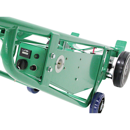 Powered Drum Hand Truck with Pneumatic Wheels Equipment World