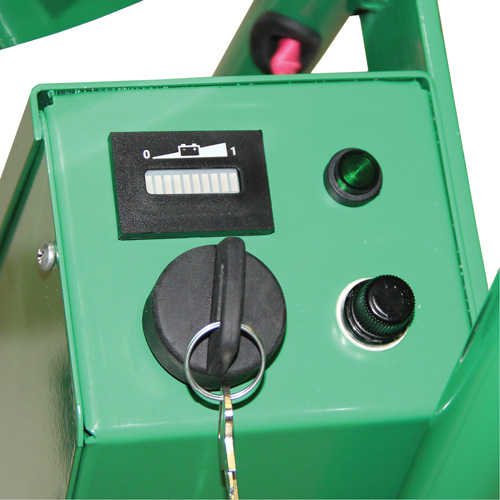 Powered Drum Hand Truck with Pneumatic Wheels Equipment World