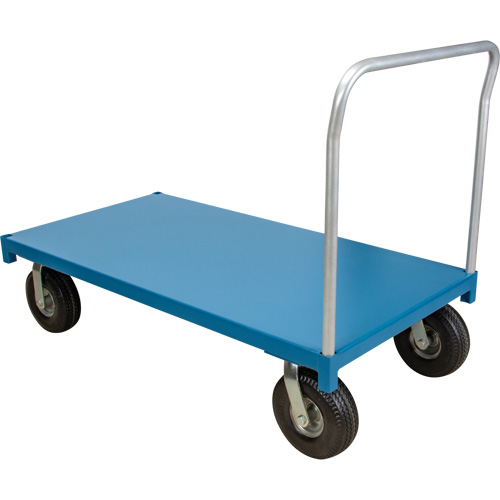 Outdoor Platform Truck, 48" L x 30" W, 1200 lbs. Capacity, Flat Free Casters Equipment World