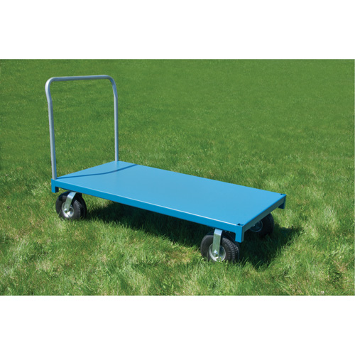 Outdoor Platform Truck, 48" L x 30" W, 1200 lbs. Capacity, Flat Free Casters Equipment World