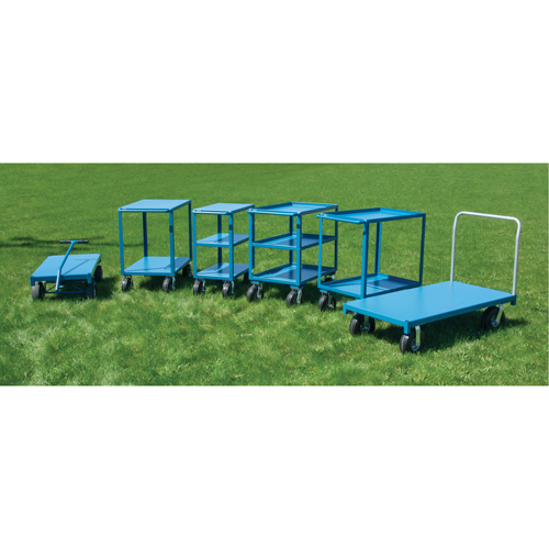 Outdoor Platform Truck, 48" L x 30" W, 1200 lbs. Capacity, Flat Free Casters Equipment World