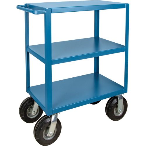 Outdoor Shelf Cart, 3 Tiers, 24" W x 39" H x 39" D, 1200 lbs. Capacity Equipment World