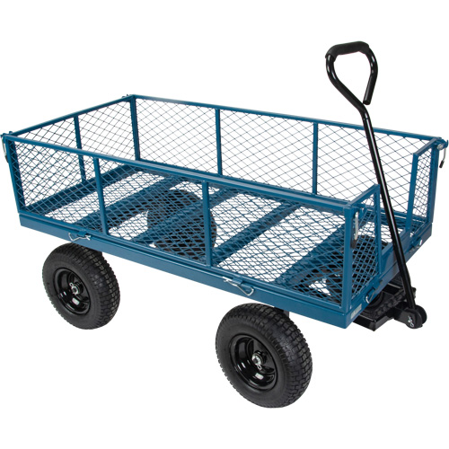 Wagon with Drop Sides, 24" W x 48" L, 800 lbs. Capacity Equipment World