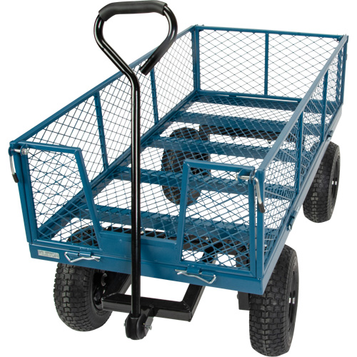 Wagon with Drop Sides, 24" W x 48" L, 800 lbs. Capacity Equipment World