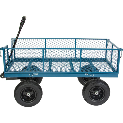 Wagon with Drop Sides, 24" W x 48" L, 800 lbs. Capacity Equipment World