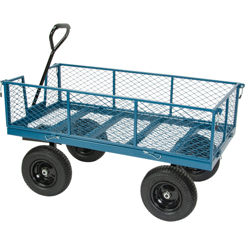 Wagon with Drop Sides, 24" W x 48" L, 800 lbs. Capacity Equipment World