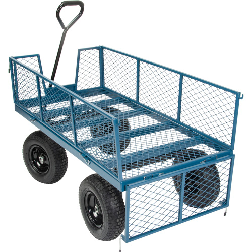 Wagon with Drop Sides, 24" W x 48" L, 800 lbs. Capacity Equipment World