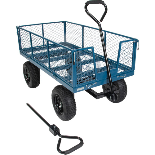 Wagon with Drop Sides, 24" W x 48" L, 800 lbs. Capacity Equipment World