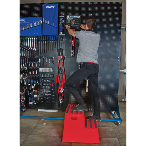 Industrial Step Stool, 2 Steps, 26" x 22-7/16" x 19-11/16" High Equipment World