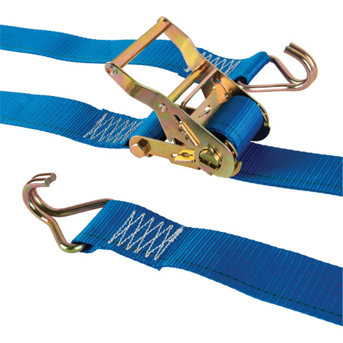 Heavy-Duty Utility Strap, J-Hook, 2" W x 20' L, 500 lbs. (227 kg) WLL Equipment World