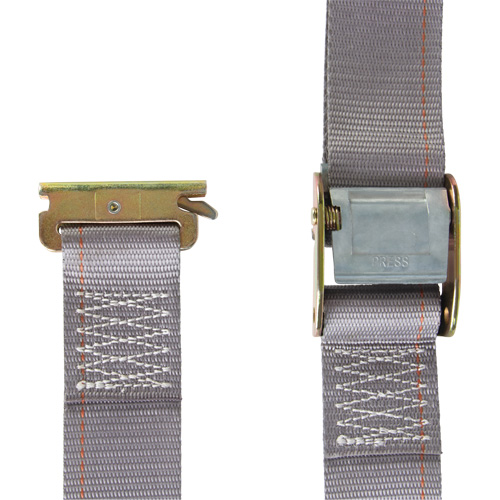 Heavy-Duty Utility Strap, Cam Buckle, 2" W x 16' L, 835 lbs. (379 kg) WLL Equipment World