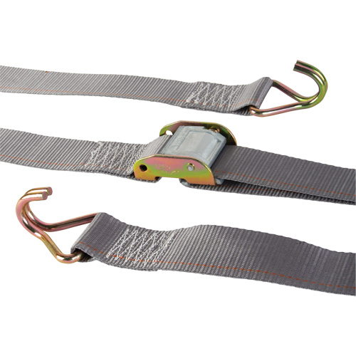 Ratchet Strap, Cam Buckle, 2" W x 16' L, 500 lbs. (227 kg) WLL Equipment World