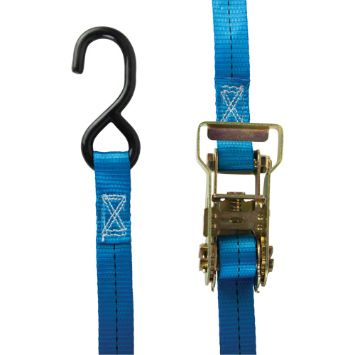 Tendeur d'arrimage &agrave; cliquet, Crochet en J, 15' , 1" , Charge d'utilisation max. 500 lb (227 kg) Equipment World