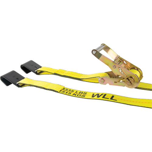 Winch Strap, Flat Hook, 30' W x 2" L, 3335 lbs. (1512 kg) Working Load Limit Equipment World