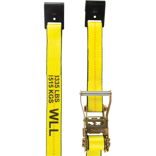 Winch Strap, Flat Hook, 30' W x 2" L, 3335 lbs. (1512 kg) Working Load Limit Equipment World