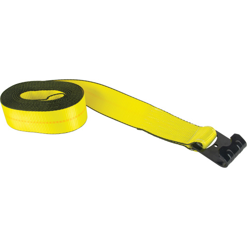Logistic Strap, Flat Hook, 30' W x 3" L, 5400 lbs. (2449 kg) Working Load Limit Equipment World